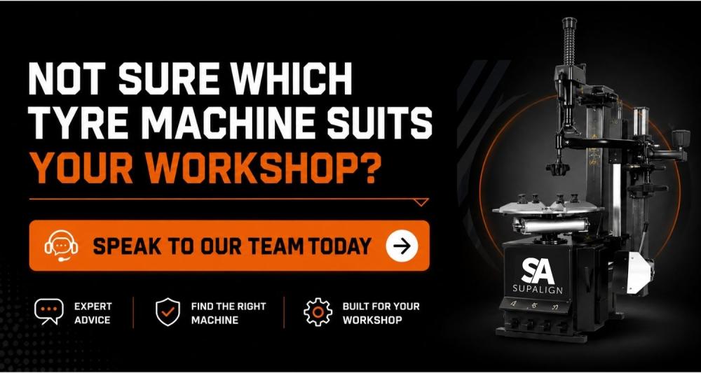 Tyre machines available at JHM Butt