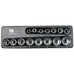 15 Piece Lok Typ Shallow Sockets 3/8"