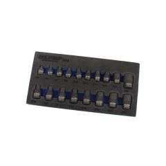 18 Piece 3/8" 1/2" Drive Impact E Star Sockets