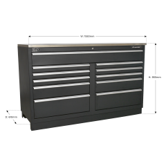 Premier™ Heavy-Duty Modular Floor Cabinet 1 Door 775mm