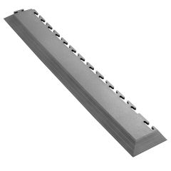 Ecotile Industrial Flooring Corner Ramp, 2 Pack - Dark Grey
