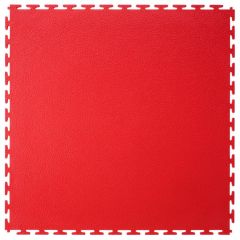 Ecotile T-Joint Industrial Floor Tile, 4 Pack - Red
