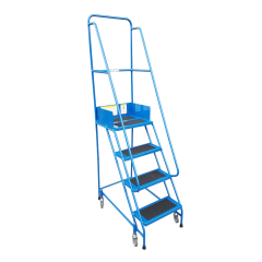 Narrow Aisle Pro Range 5 Tread Mobile Steps