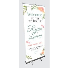 Wedding Pull Up Banner 850mm x 2000mm