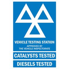Standard MOT Cat & Diesels 500x750mm